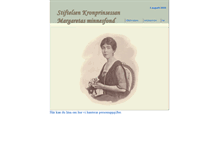 Tablet Screenshot of margaretas-minnesfond.org